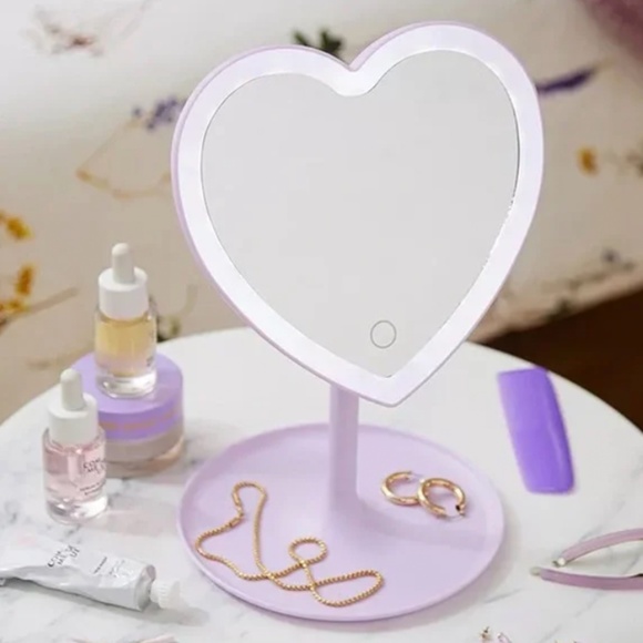 UO Purple Heart Vanity Mirror - Picture 1 of 3